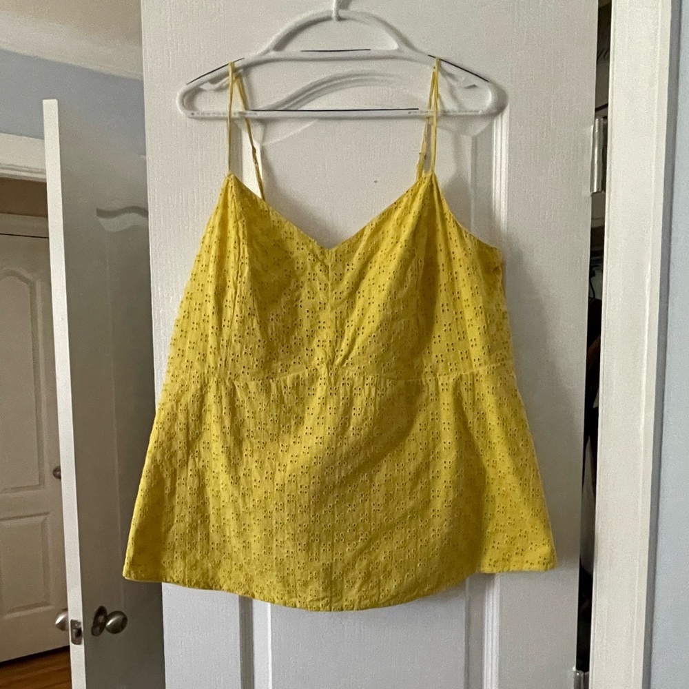 Lane Bryant Classic V-Neck Babydoll Eyelet Cami
